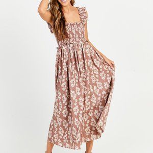 Altar'd State Ania Midi Dress - Medium